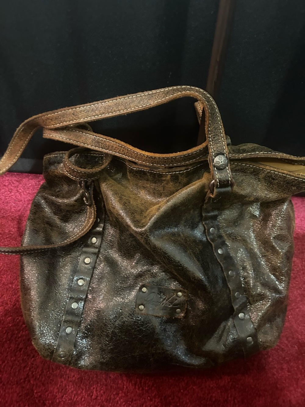 Patricia Nash distressed brown bag